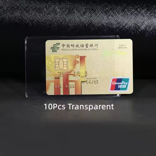 1/5/10pcs PVC Transparent Card Holder Bus Business Case Bank Credit ID Card Holder Cover Identification Card Container Holder - Image 8