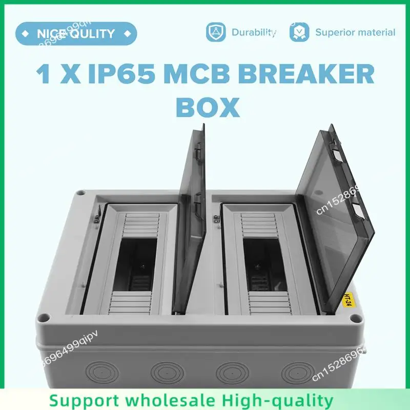 

ABSF HT Series Junction Box 24WAY IP65 Waterproof Distribution Box Outdoor Plastic Electrical Withlock Forcircuit Breaker
