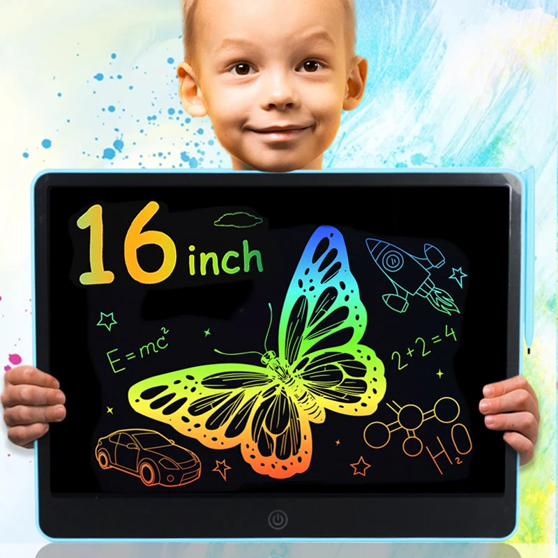 16/12/10/8.5/8.2/6.5/4.5inch LCD graphic tablet,color drawing tablet,3 4 5 6 7 8years kids birthday gifts/Christmas/travel toys image 2