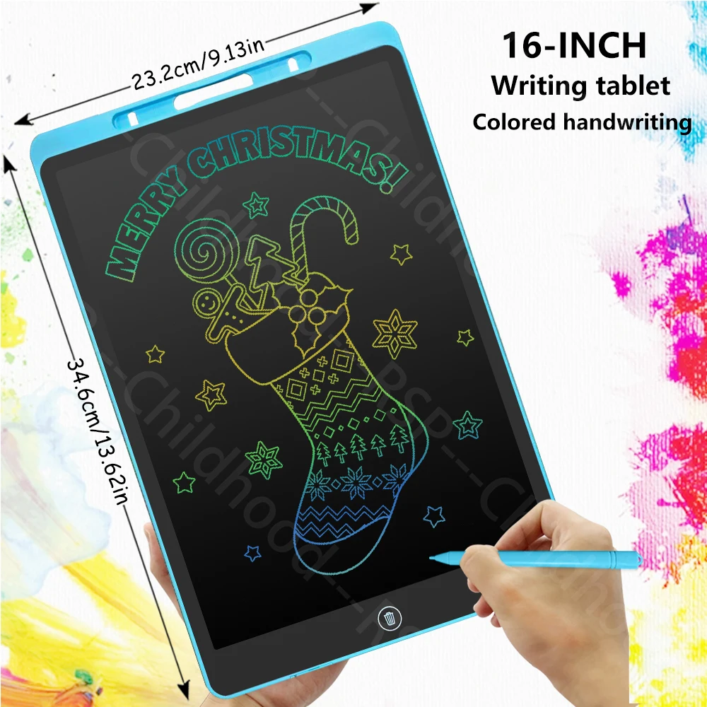 6.5/8.5/10/12/16-Inch LCD Tekentablet, Handschriftblok, Elektronische Schrijfbord, kinderen Kerstmis/Verjaardagscadeaus/Educatief speelgoed