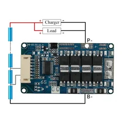 Balance BMS 6S 15A 20A 25A 22.2V 18650 Li-ion Lithium Battery Packs Charge Board Common Port for E-Bike/ Escooter/ Electric Tool