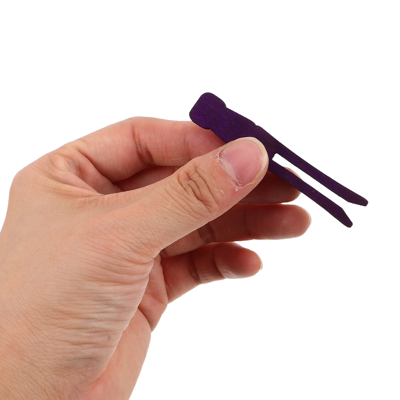 

50 Pcs Wooden Clothespins Clothing Food Clamps for Bags Clips Hangers