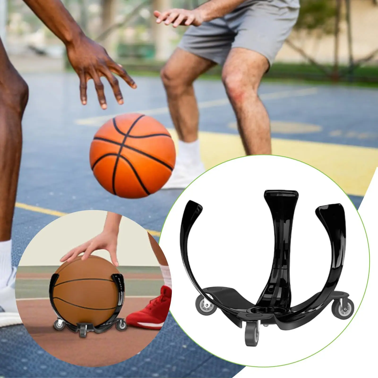 Low Center Dribbling Sliding Clamp Lightweight Basketball Training Equipment