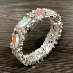 New Hot Valentine's Day Elastic Bracelet Commodity Violet Colorful Bracelets For Women Female Love Stretch Bangles Party Jewelry