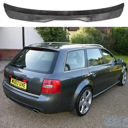 Spoiler For AUDI RS6 AVANT Rear Roof Lip ABS Plastic Gloss Black Car Tail Wing Universal Spoiler Wing Accessories Body Kit