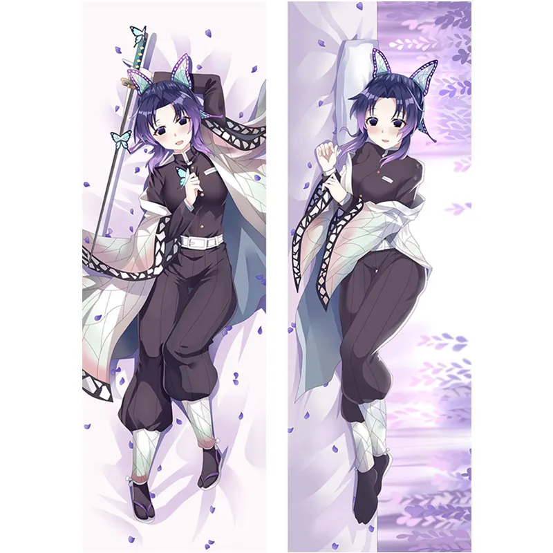 

New Sexy Anime Demon Slayer kimetsu no yaiba Kochou Shinobu Dakimakura Case Body Hugging Pillow Covers Otaku Uncensored 18 Gifts