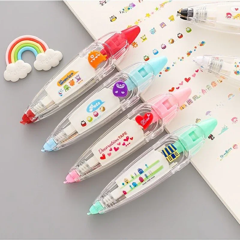 

Press Correction Tape Multiple Styles Available Kawaii Scrapbooking Decoration Stickers Calendar Marker School Stationery Toys