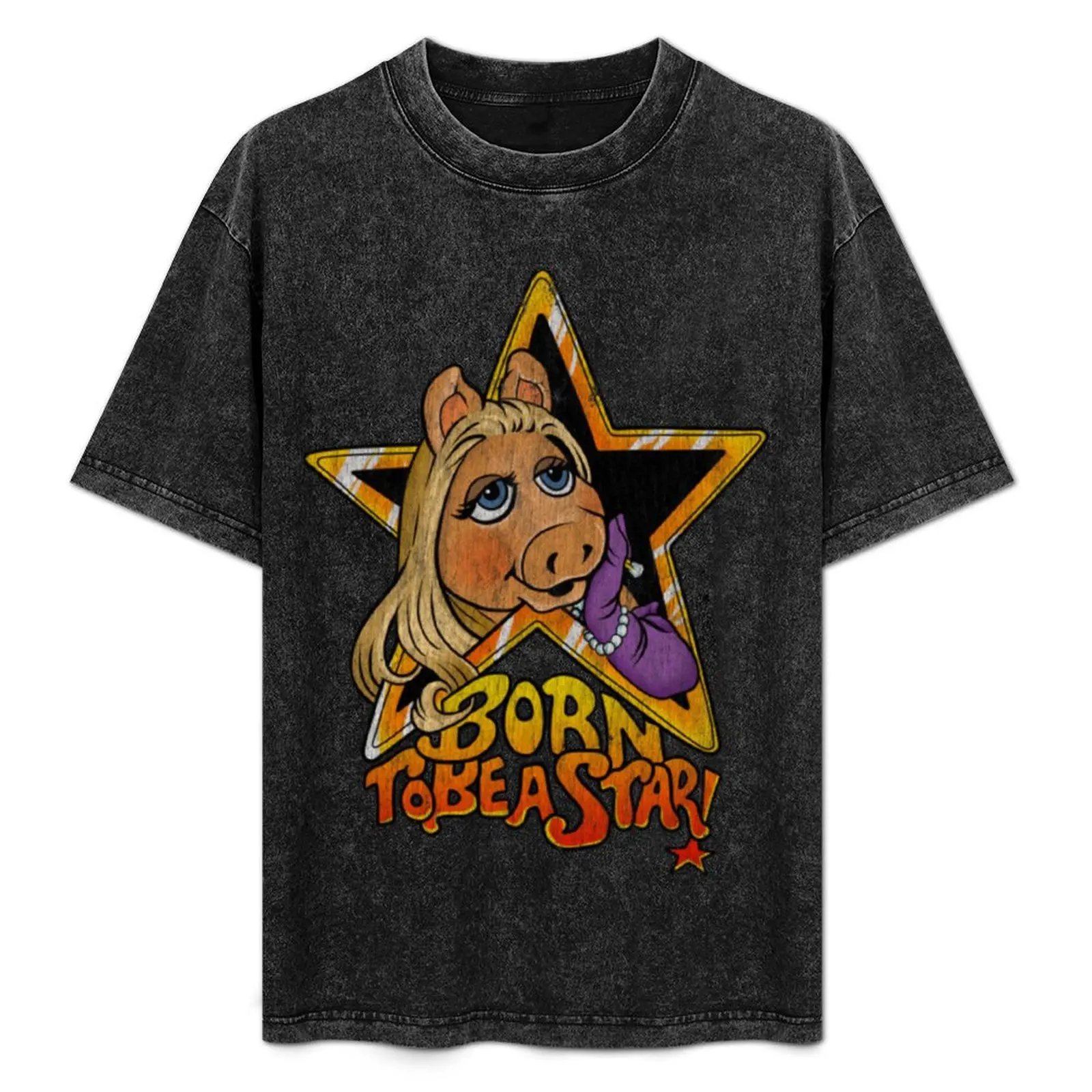 

Vintage Miss Piggy T-Shirt hippie clothes custom t shirt big and tall t shirts for men