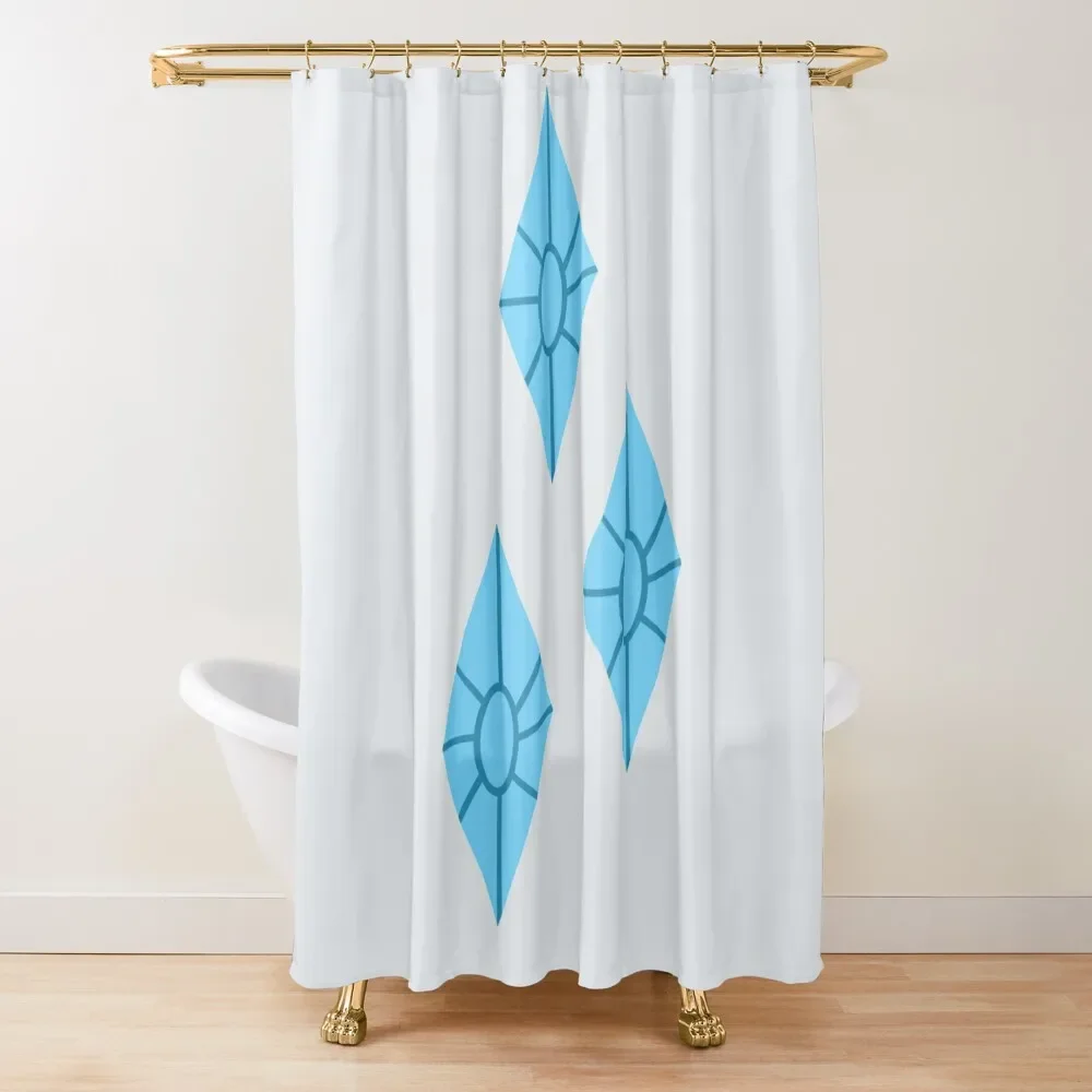 

Rarity Diamond Diamonds Gems Gemstone MLP Cutie Mark Sign Shower Curtain For The Bathroom Shower Set For Bathroom Curtain