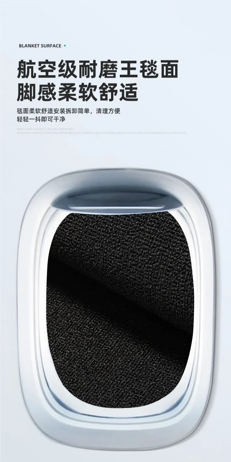 Car TPE Foot Pad Double-layer Fully Enclosed Foot Carpets Protective Pad Floor Mats Accessories for Changan Deepal S05 2024-2026 detail image 10
