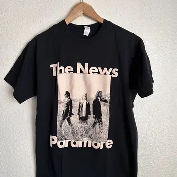 The News Paramore 투어 밴드 셔츠, 미디엄 M 사이즈, 긴팔 또는 반팔  Best5