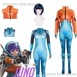 Game Overwatch 2 Juno Cosplay Costumes Wig Suit Fullset Support Hero Clothes Halloween Carnival Outfit Juno Teo Minh Women Girls