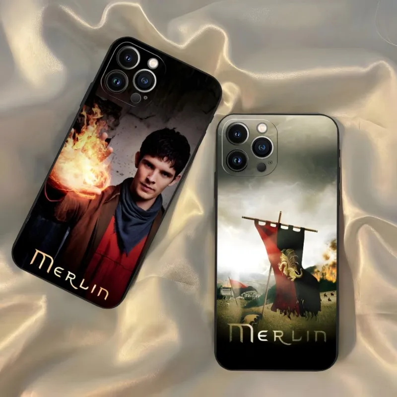 TV Series Merlin Phone Case For Iphone 14 13 12 Pro Mini 11 Max Xr X Xs 6 7 8 Plus Cover