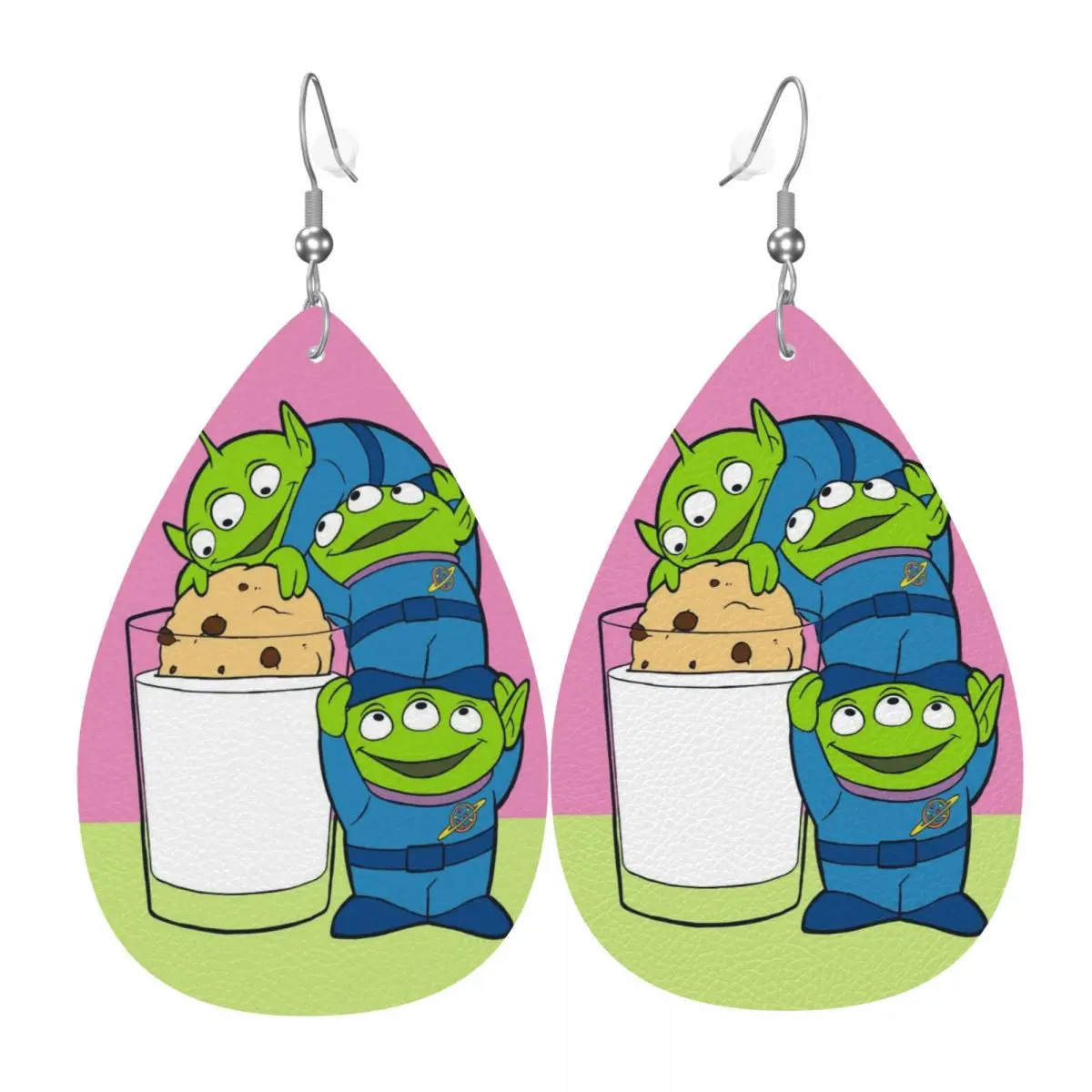 

Серьги-подвески из кожи с мультяшными персонажами из «Истории игрушек» для женщин, модные, на День святого Валентина