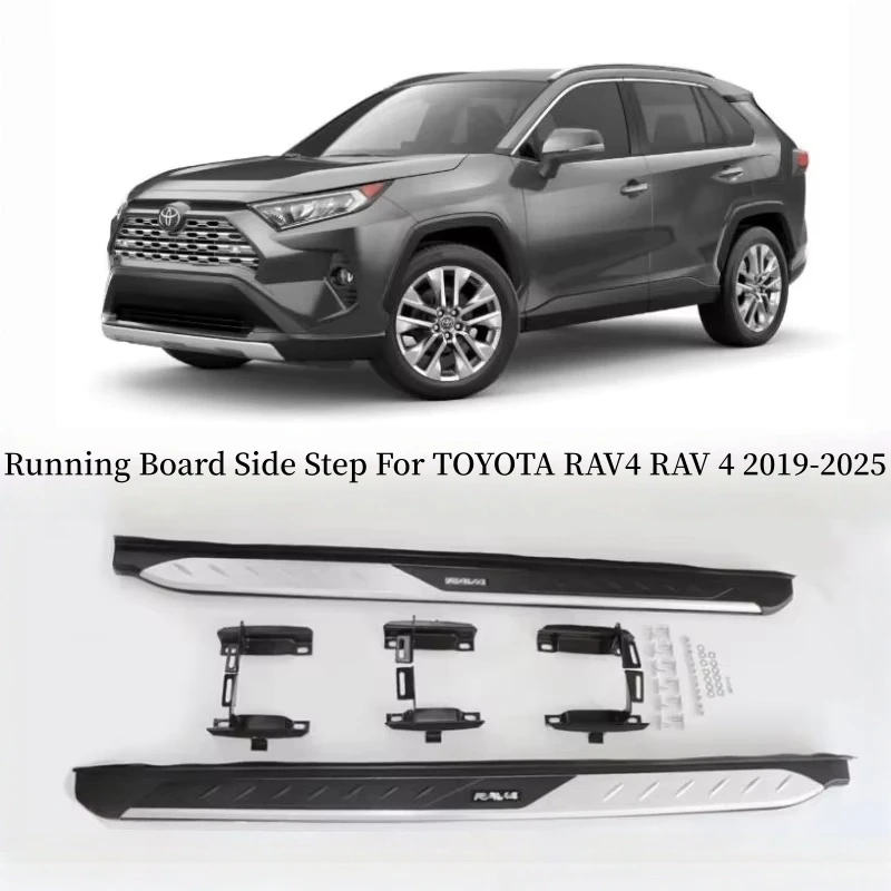 Running Board Side Step Bar Pedals For TOYOTA RAV4 RAV 4 2019 2020 2021 2022 2023 2024 2025 High Quality Nerf Bars Accessories