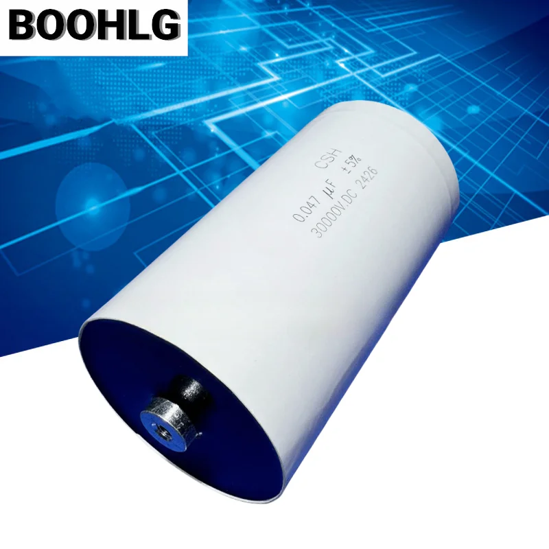 

1PCS 30000V 0.047UF 30000VDC 10000VAC 473 30KV 47nf pulse energy storage high-voltage thin film capacitor