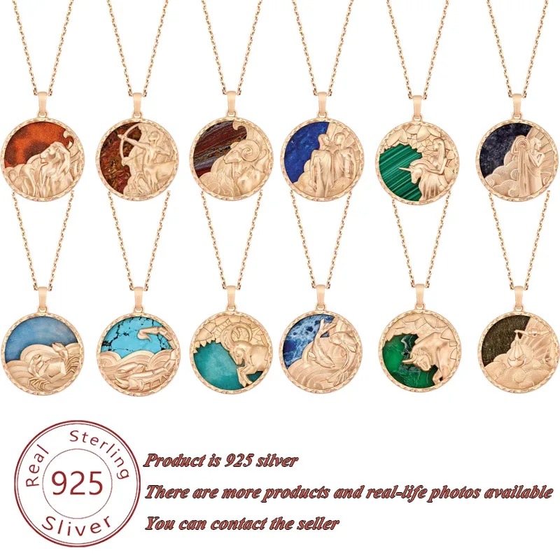 

A versatile and stylish zodiac necklace for women, perfect for attending banquets.
