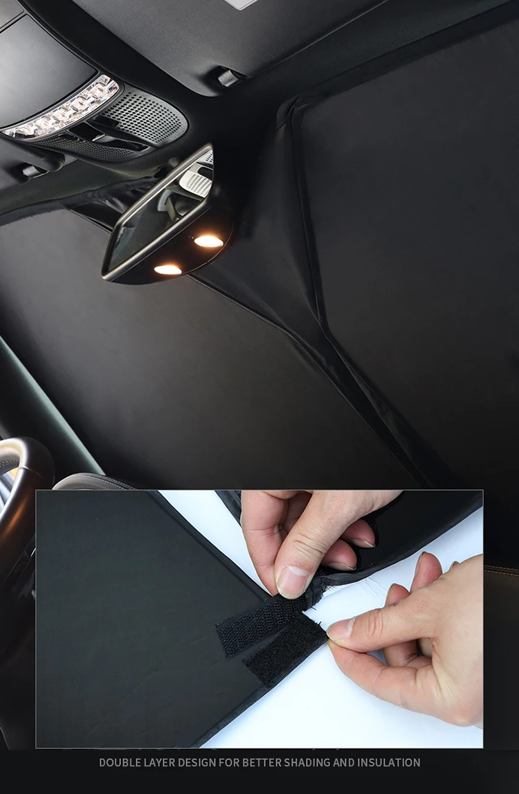Für BMW X1 U11 IX1 2023 2024 Frontscheiben-Sonnenschutz, Seitliche Baby-Sitz-Sonnenschutzblenden, Sonnenschutzvisiere – Detail 11