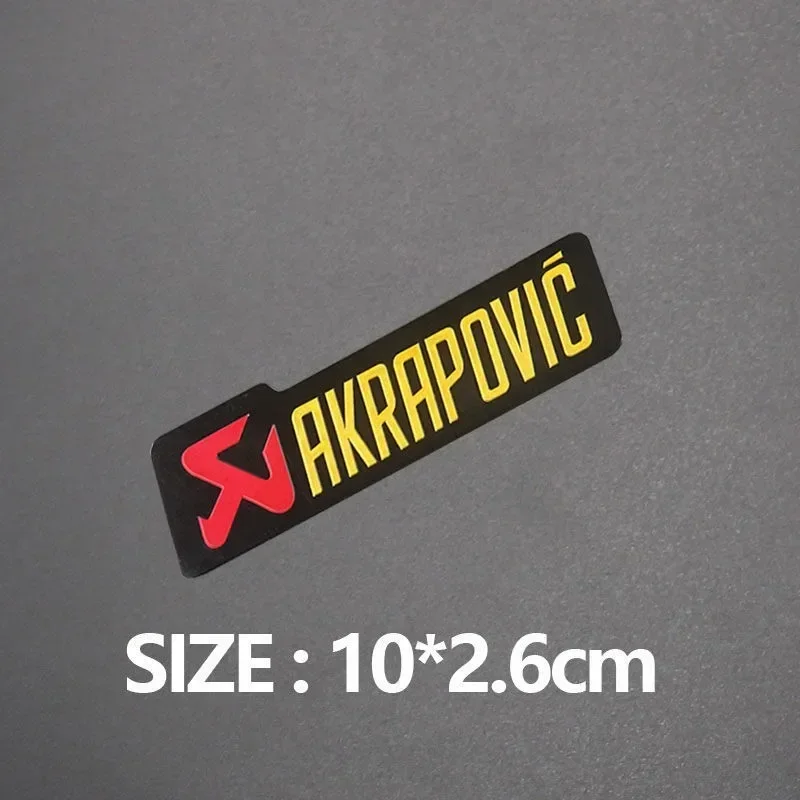 For Akrapovic Exhaust stickers Motorcycle Sticker Decal Logo