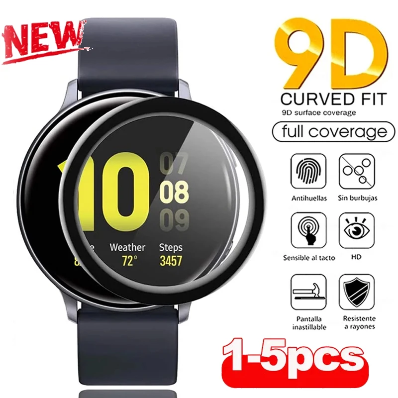 1-5PCS 9D Screen Protector for Samsung Galaxy Watch 8 9 40mm 44mm Watch 8 Classic 46mm Soft TPU Anti-Scarch Film Not Glass