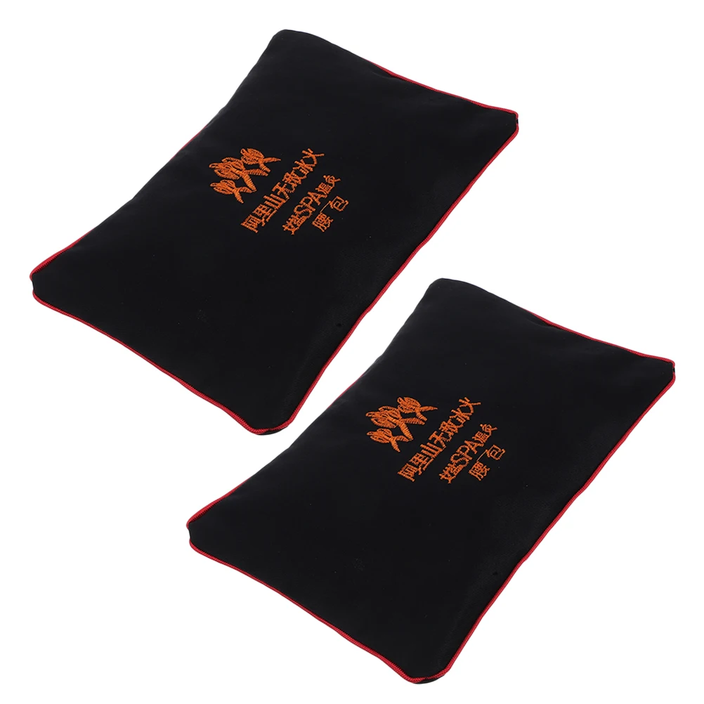 

2pcs Hot Compress Salt Bag Microwaveable Cloth Travel Chair Portable Heating Pad Reusable Joint Pack Muscle Relief Neck Pain