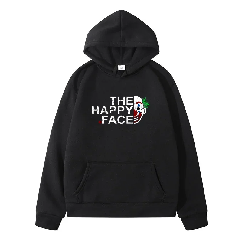 

The Happy Face Men's Sweat-shirt 2024 New in Hoodies & Sweatshirts Y2k Fashion,Casual Autumn Pure Cotton Clothing Harajuku