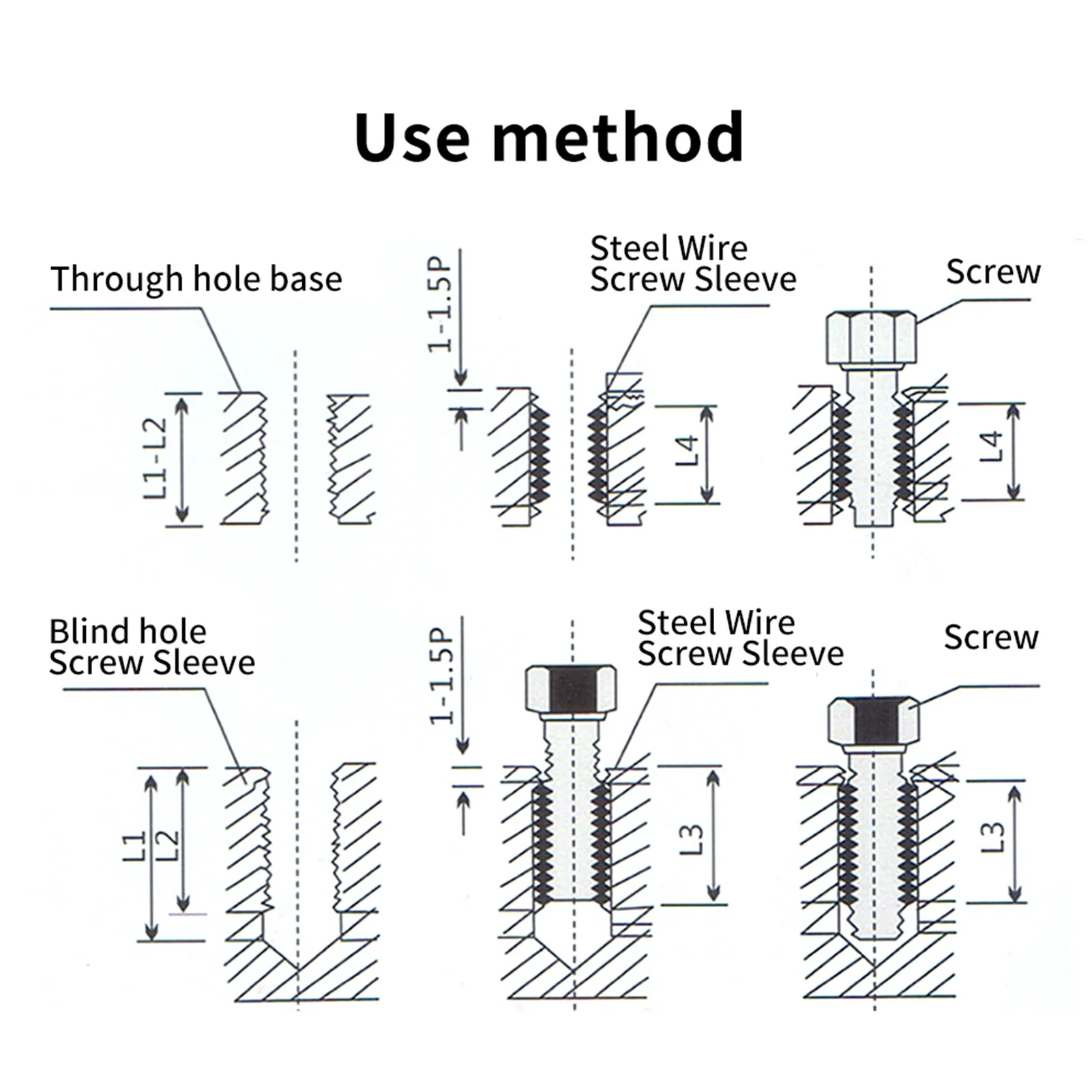 D2 60Pcs Stainless Steel Thread Repair Kit M3 M4 M5 M6 M8 M10 M12 Copper Washers Portable Pressure Washer M5 M8 Metal Washers