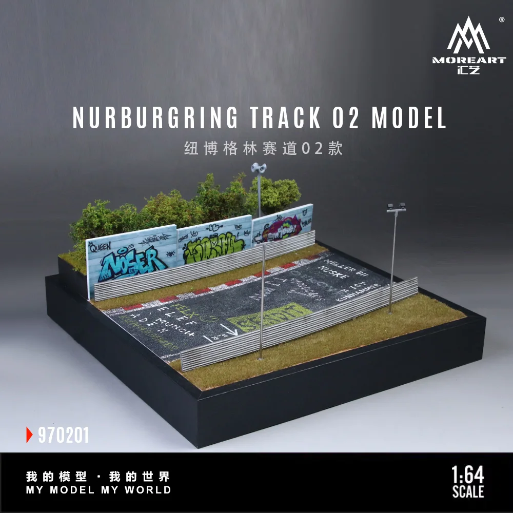 

More Art 1:64 Модель сцены грузовика 02, диорама парковки для дисплея, коллекции и подарка