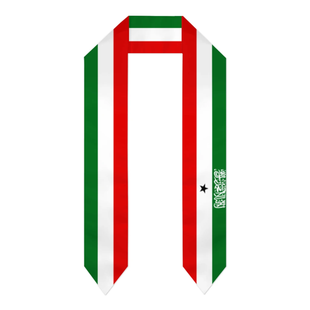 

Somaliland Flag Thick Graduation Sash Stole Scarf Double Sided Honor Stole For Graduation Students Class Of 2024