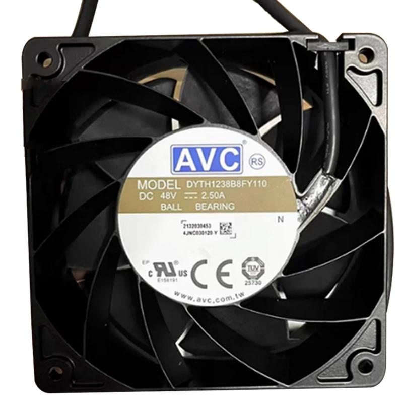 DYTH1238B8FY110 120x120x38mm 1238 48V DC مراوح محورية