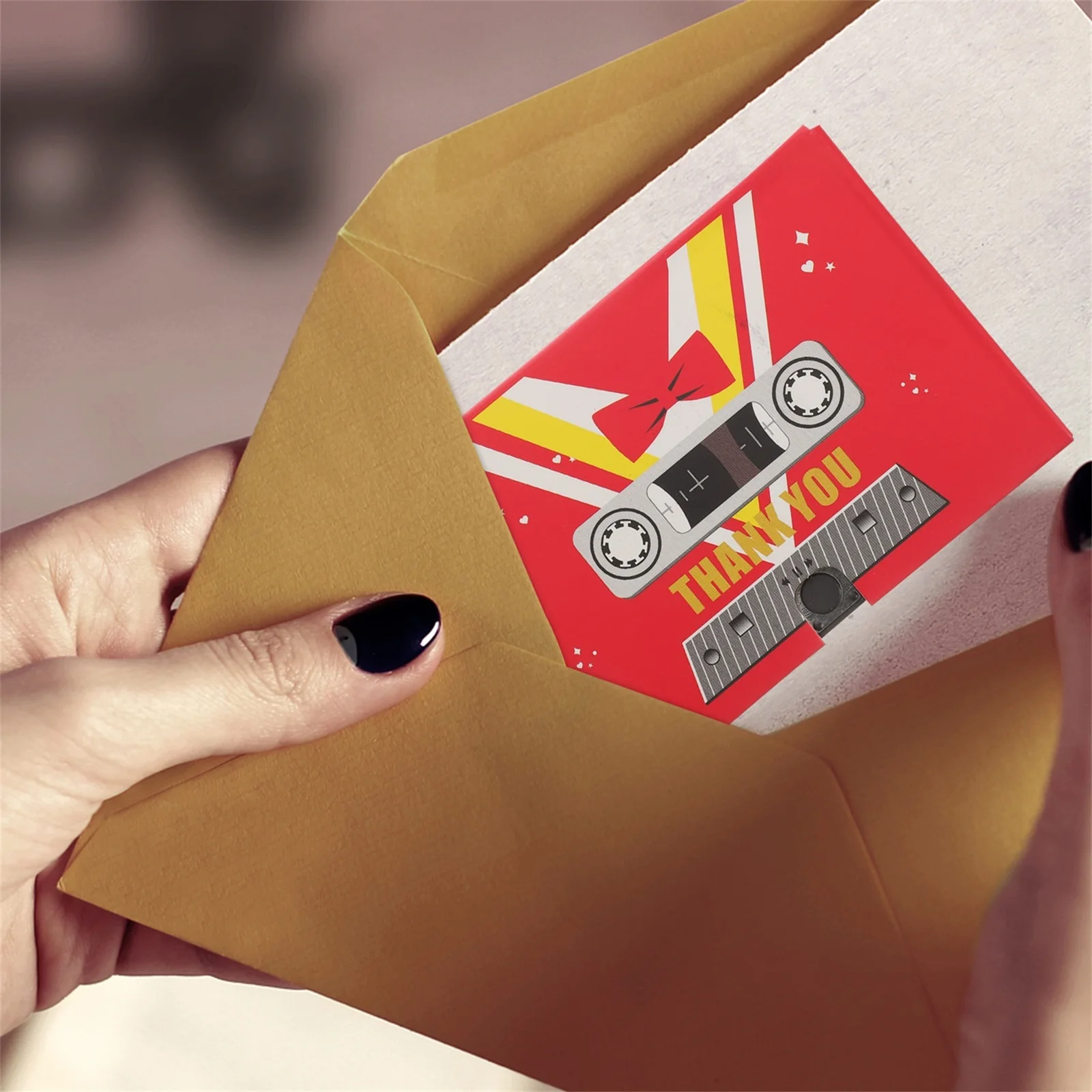 Recordable Graduation Greeting Cards Thickened Paper Folded Design Party Gift Blessing Letters Smooth Writing Experience