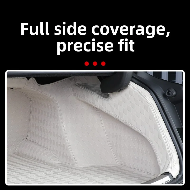 For STELATO S9 2025 2026 Full-Coverage Trunk Mat Nappa Leather Waterproof Trunk Mat Interior Modification Accessories
