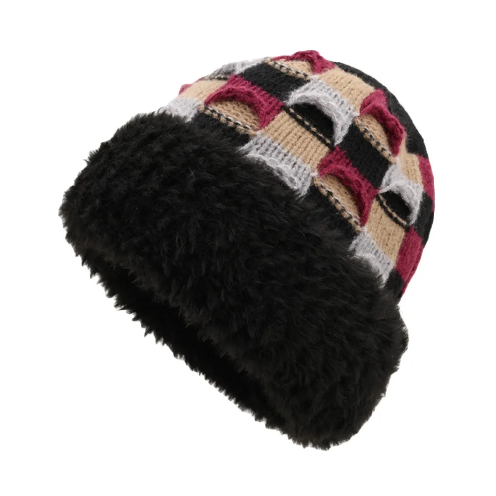 

Fashion Warm Fluffy Fur Bucket Hat Thicken Windproof Panama Cap Casual Ear Protection Plush Fisherman Hat Women
