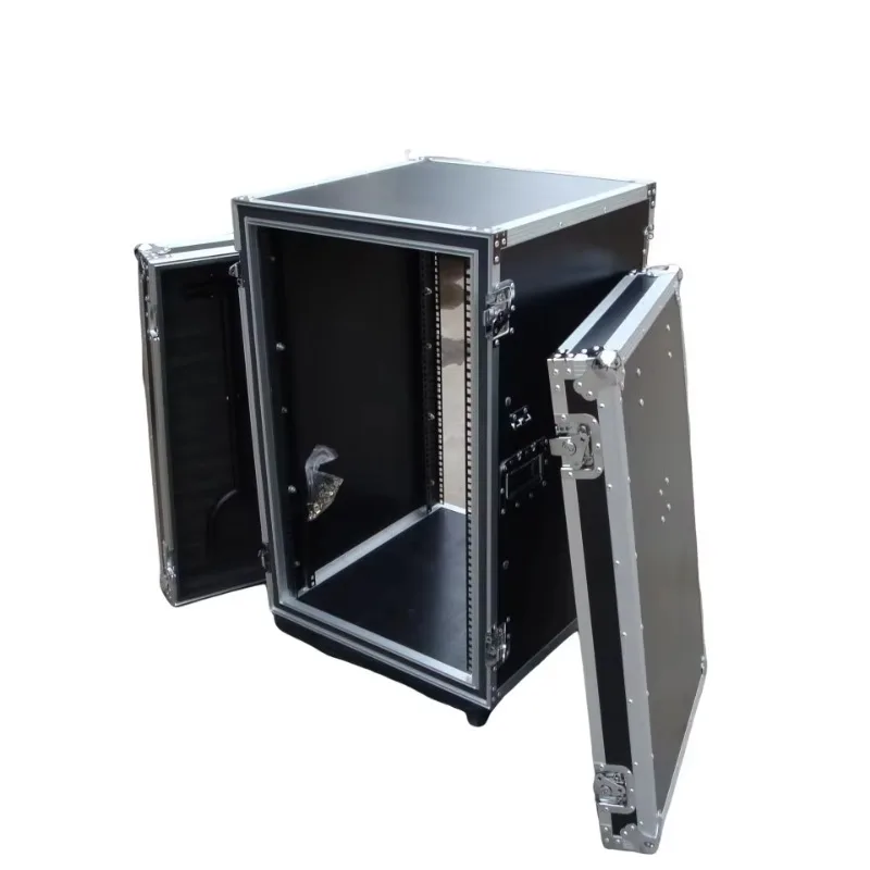 

16U Instrument Amplifier Box with Aluminum Frame and Shockproof Plywood Rack Housing