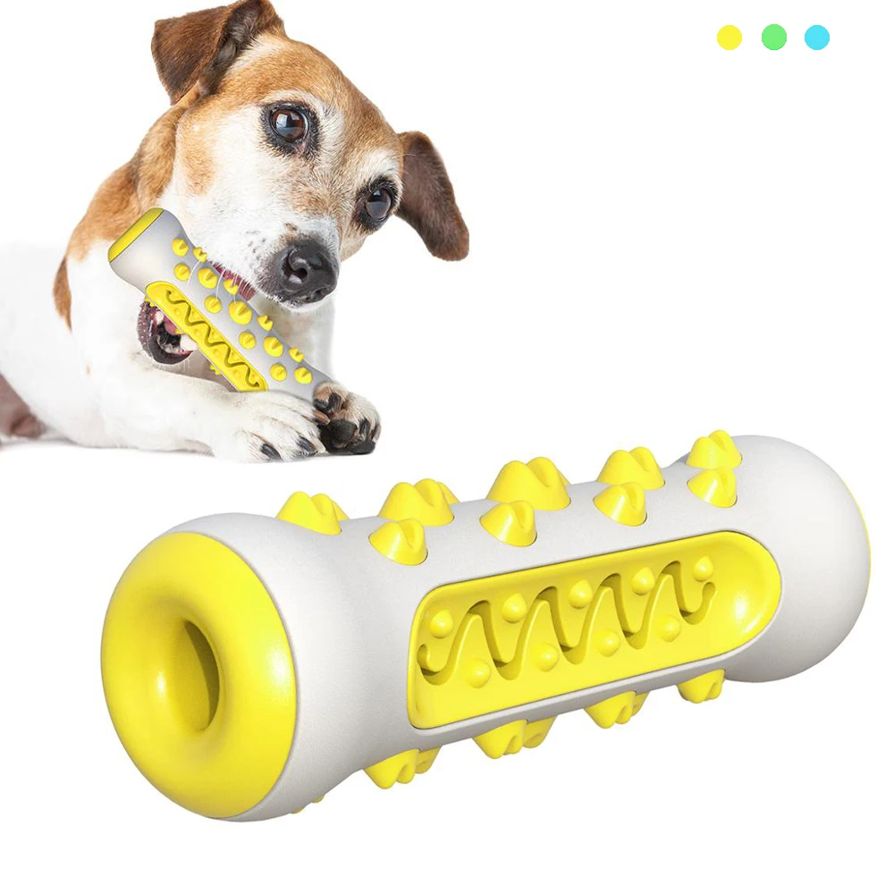 

Dog Chew Toy Dog Molar Toothbrush Teeth Cleaning Safe Elasticity Soft TPR Puppy Dental Care Extra Tough Pet Toy