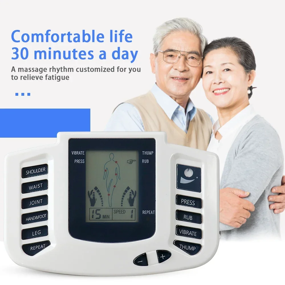 Electrostimulator TENS Pulse Body Massager Dual Channel Low-frequency EMS Foot Massage Slippers Electrode Massage Accessorie