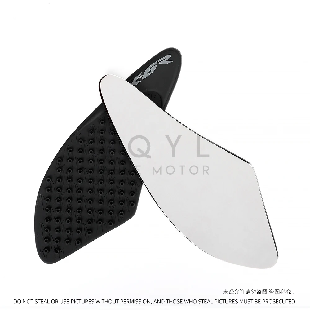 دراجة نارية ملصق مكافحة زلة خزان الوقود وسادة 3M الجانب الغاز قبضة الركبة لكاواساكي ZX-6R 2007-2008 ZX6R 2007 2008 ZX 6R 07 08