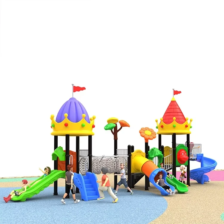 Sports Park Plastic Slides Kids Play Area Equipment Amusement Park Facilities Slide Outdoor Playground