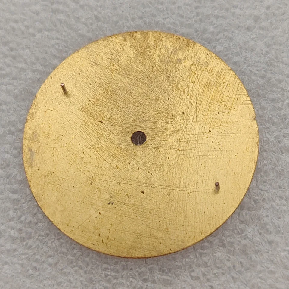 Quadrante dell'orologio in smalto con personalità artistica del fumetto arabo da 33,2 mm per movimento automatico NH35 Lancette verdi Lume Custodia Mod