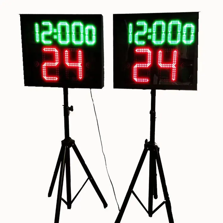 Wireless controller 5-bit 24-second timer Single-sided basketball 24-second shooting clock