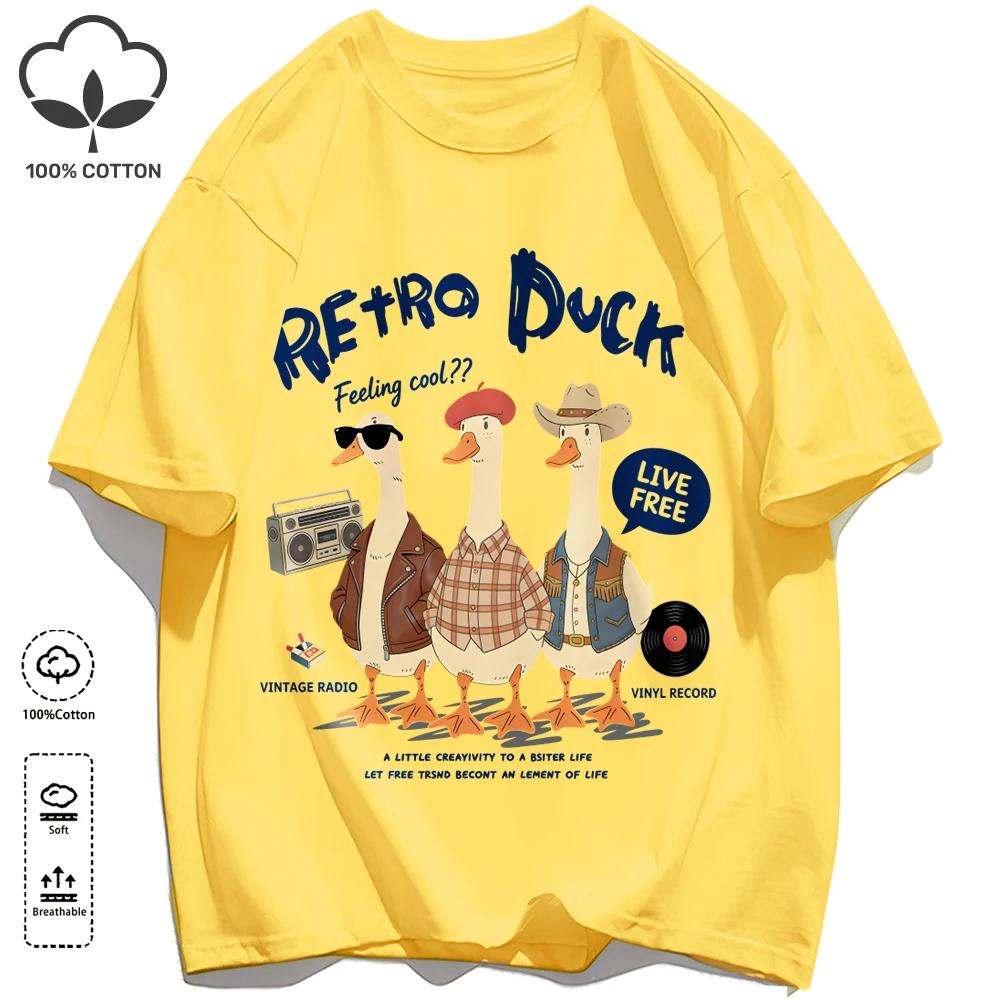 Candy Color Scheme Fashion T-Shirts For Men Retro Oversized Short Sleeves Fashion Couple Clothes Unisex Simple Basics Clothing