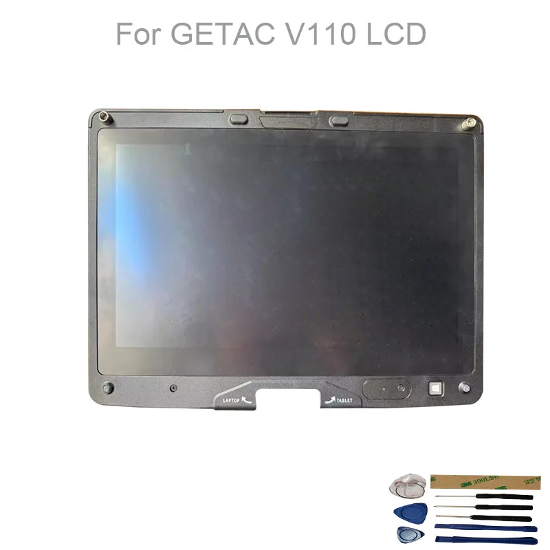 11.6 Inches For GETAC V110 G2 G3 G4 G5 G6 LCD Display Touch Screen With Middle Flame  Digitizer Assembly