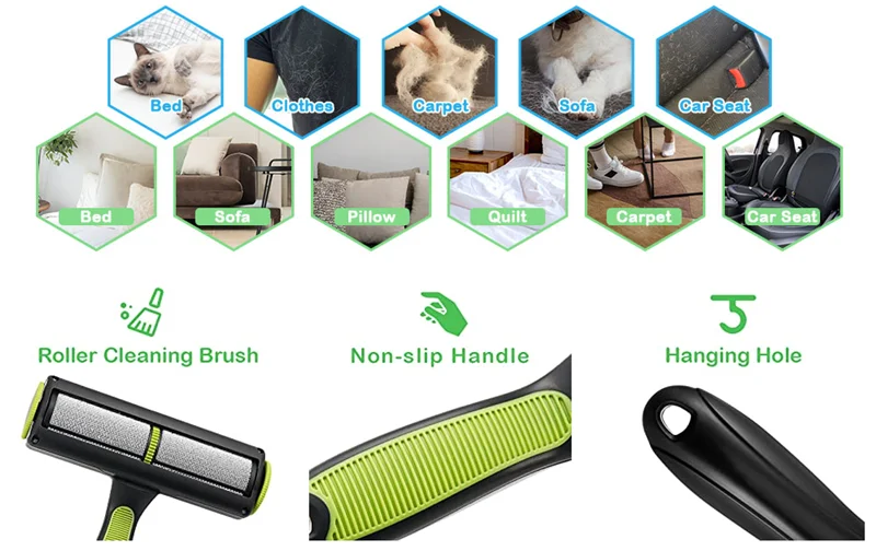 Flusen Roller Hund Haarentferner Haustier BrushRemoves Haare Magie für Tier Wolle Entfernung Katzen Lint Kleidung Reinigung Werkzeuge Liefert – Detail 8