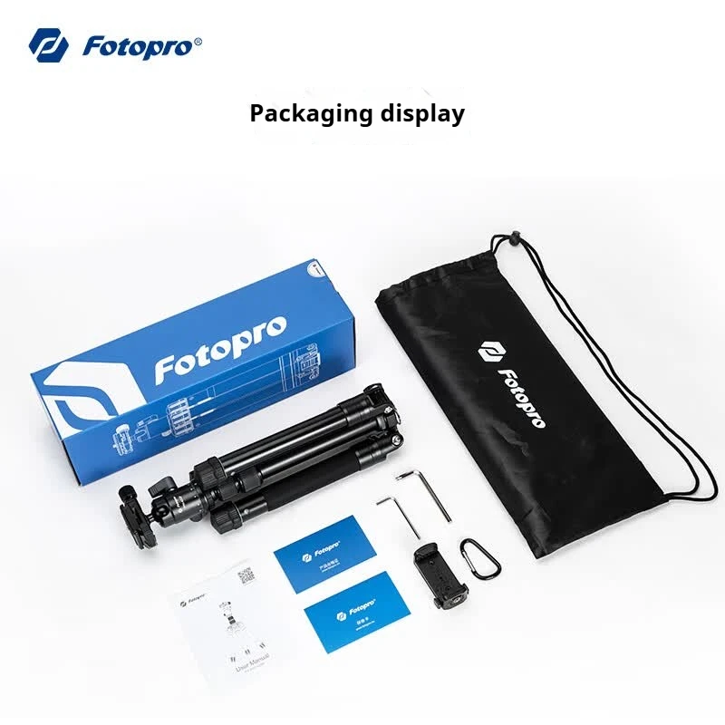 Fotopro FY-830+42QF 컴팩트하고 분리 가능한 퀵 릴리스 메커니즘을 갖춘 모노포드 – 콘서트 카메라 삼각대 및 휴대폰 마운트