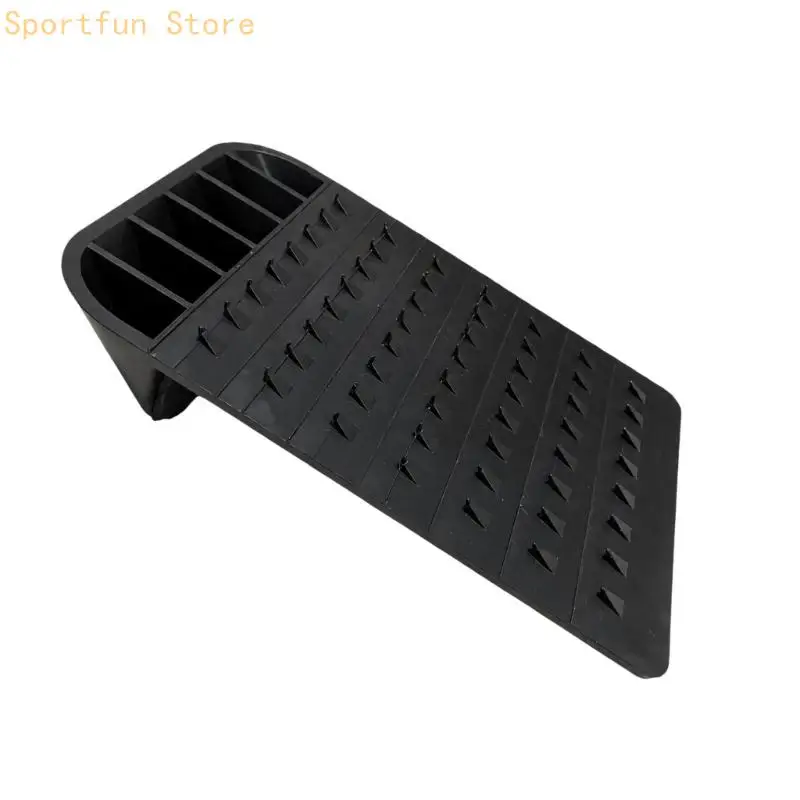 Bass Drum Anchors Stopper Kick Drum Positioning Accessory with Black Molded Plastic Body, Removable Support That Helps Limit