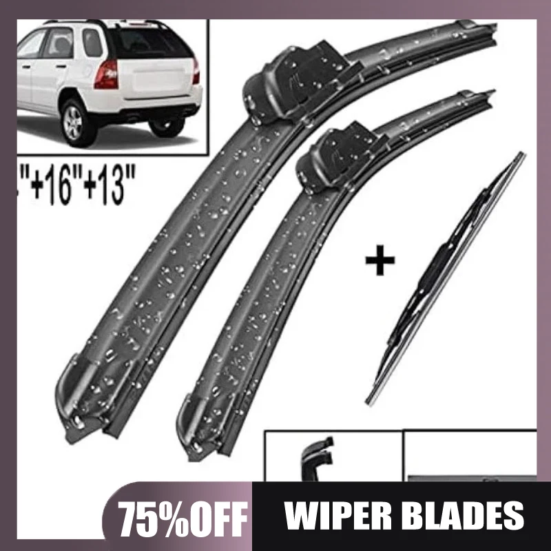 

Suitable for Volkswagen polo mk4 06-09 21+19+13 front and rear wiper windshield wiper blades