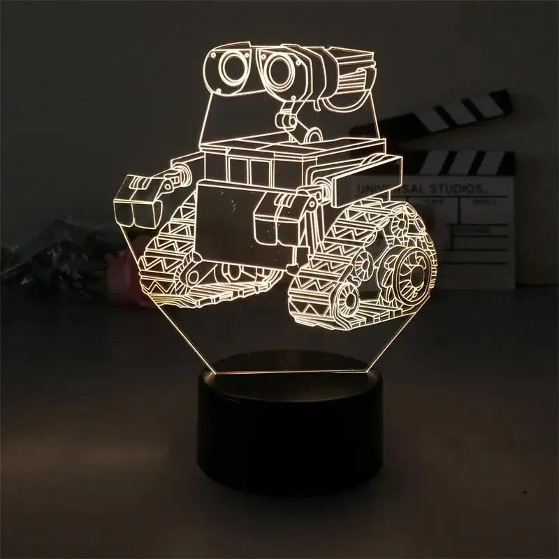 Car 3D Nightlight with Touch Control 7 Colors Home Atmosphere Lamp Creative Bedroom Night Light Table Lamps for Childern Gift