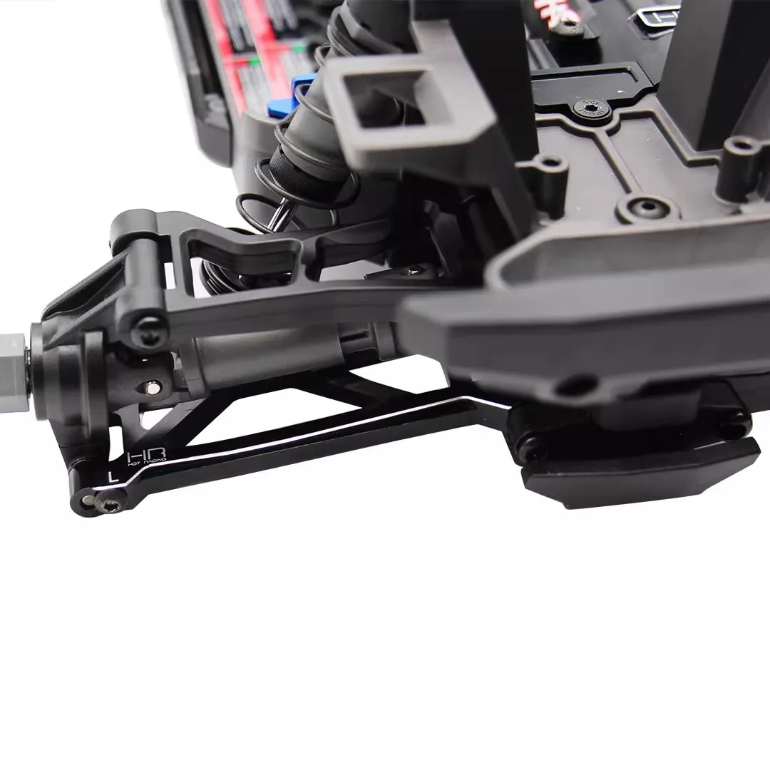 Brazo de suspensión inferior trasero de aluminio HR para Traxxas Mini Maxx reemplaza a TRA10730
