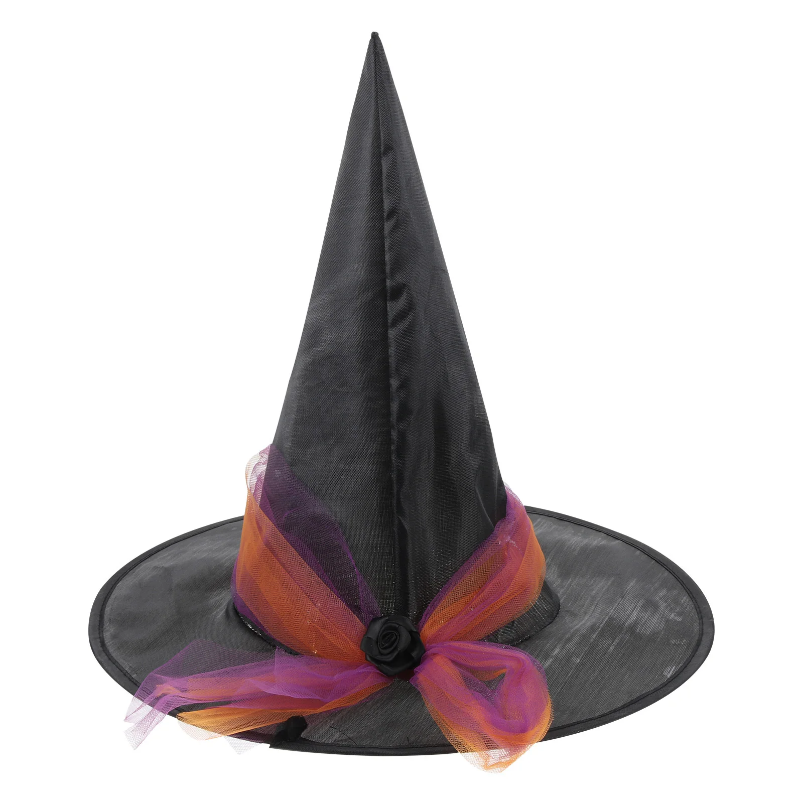 

Premium Witch Hat Comfortable Durable Cosplay Halloween Party Dress-Up Women Masquerade Accessory Witch Hat