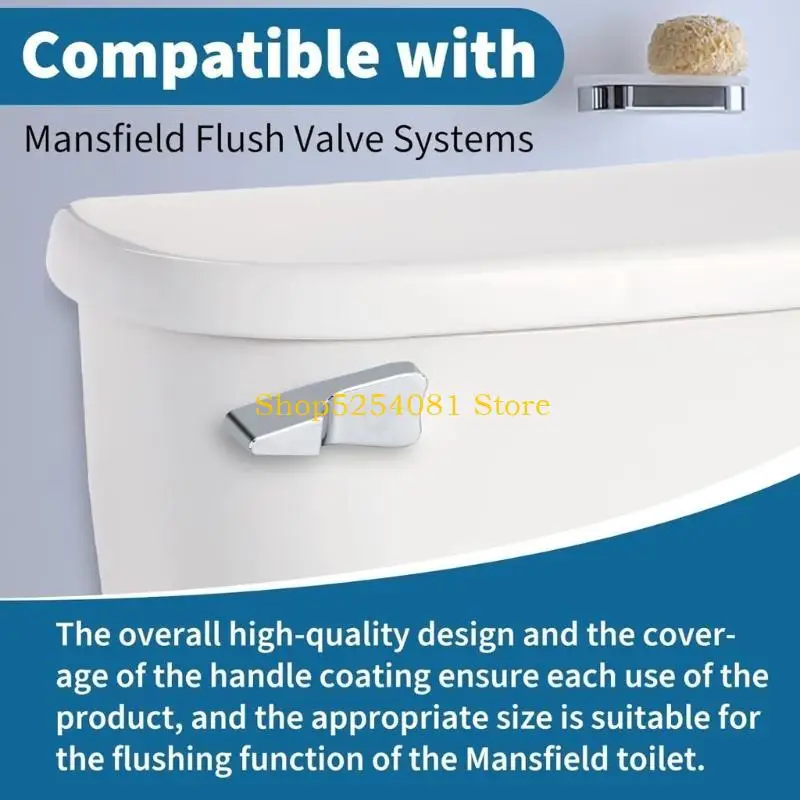 

AXYC 3pcs Plastic Bathroom Flush Handles Compatibility Front Mount Plastomer Includes Additional